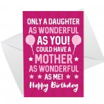 Daughter Birthday Cards And Wooden Heart Sign Daughter Gift