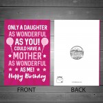 Daughter Birthday Cards And Wooden Heart Sign Daughter Gift