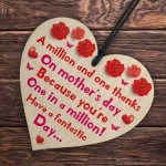 Mum Keepsake Gift For Mothers Day Wooden Heart Gift For Mum