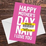 Nan Mothers Day Card Funny Mothers Day Card Funny Card