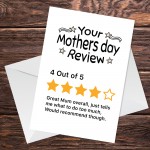 Mum Mothers Day Card Funny Mothers Day Card Review Card