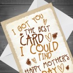 Funny Mothers Day Cards For Mum Novelty Joke Mum Nan Cards 