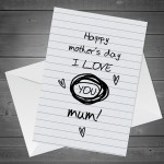 Funny Mothers Day Rubbish Card Novelty Joke Card For Mum 