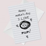 Funny Mothers Day Rubbish Card Novelty Joke Card For Mum 