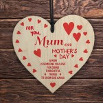 For You Mum On Mothers Day Gift Heart Mum Gifts Daughter Son