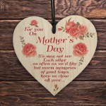 Mothers Day Gift For Mum Wooden Hanging Heart Mum Sentimental