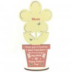 Special Mothers Day Gifts From Daughter Son Love Wooden Flower