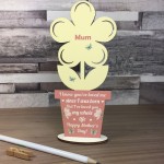 Special Mothers Day Gifts From Daughter Son Love Wooden Flower