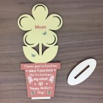 Special Mothers Day Gifts From Daughter Son Love Wooden Flower