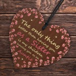 THANK YOU Gifts for Sister Plaque Auntie Gifts Wood Heart