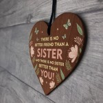 Sister Heart Best Sister Gift Friend Thank You Gift For Birthday