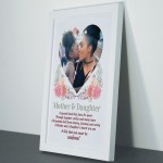 PERSONALISED Mum Daughter Framed Photo Print Birthday Mothers