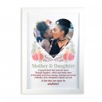 PERSONALISED Mum Daughter Framed Photo Print Birthday Mothers