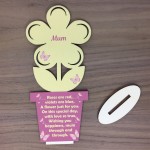 Perfect Gift For Mum On Mothers Day Birthday Wooden Flower Poem