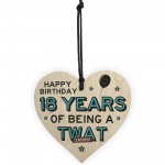 Funny 18th Birthday Gifts For Son Him Heart 18th Birthday Card