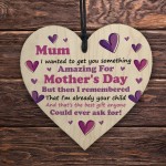 Joke Funny Mothers Day Gift For Mum From Daughter Son Heart