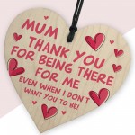 Wooden Heart Gifts for Mum Perfect Mother's Day Gift Birthday