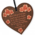 Tell You I Love You Heart Anniversary Romantic Message Gift