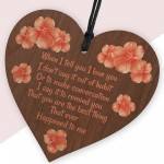 Tell You I Love You Heart Anniversary Romantic Message Gift