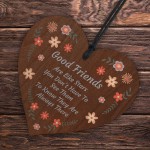 Thoughtful Gifts For Good Friend Wooden Heart Friendship Gifts