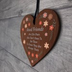 Thoughtful Gifts For Good Friend Wooden Heart Friendship Gifts