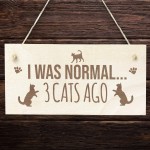 Cat Signs And Plaques Engraved Hanging Wood Sign Cat Signs