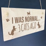 Cat Signs And Plaques Engraved Hanging Wood Sign Cat Signs