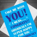 Funny Rude Leaving Cards for New Job Farewell Coworker Colleague