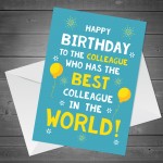 Chance Made Us Colleagues Gift Colleague Birthday Card Gift