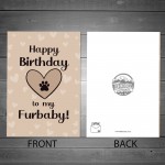 Celebrate Your Dog or Cats Birthday Wooden Heart And Card