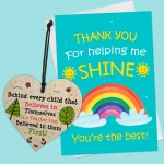 Thank You Card For Teacher Appreciation Card And Gifts