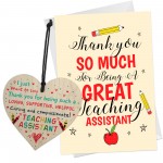 Thank You Gift And Card For Teaching Assistant Nursery School