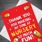 Thank You Gift And Card For Teacher Leaving Nursery Gift