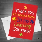 Appreciate Gifts For Teacher Thank You Card For Teacher Thankyou