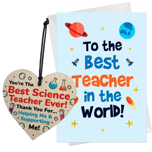 Appreciation Card And Gift For Science Teacher Thank You Gift