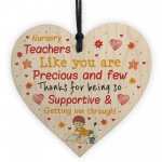 Thank You Card For Nursery Teacher Appreciation Gift For Teacher