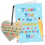 Thank You Teaching Assistant Gift And Card Leaving School Gifts