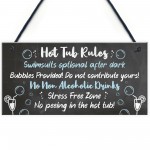 Hot Tub Signs For Outside Hot Tub Rules Sign Funny Hanging Sign