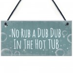 Hot Tub 3 Piece Sign Bundle Outdoor Garden Hot Tub Signs