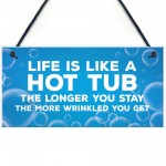 Hot Tub Sign Bundle Novelty Garden Decor Shed Gate Fence