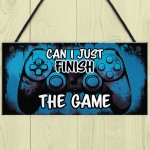 Funny Gamer Gift Hanging Gaming Sign For Boys Bedroom Gifts