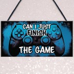 Funny Gamer Gift Hanging Gaming Sign For Boys Bedroom Gifts