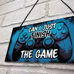 Funny Gamer Gift Hanging Gaming Sign For Boys Bedroom Gifts