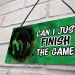 Funny Gaming Sign Hanging Gamer Signs For Boys Bedroom Gift