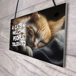 Funny Cat Gifts For Crazy Cat Lady Cat Lover Gifts Hanging Sign