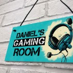 Gaming Room PERSONALISED Sign Boys Bedroom Gamer Gifts For Son