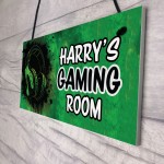 Gamer Personalised Bedroom Door Signs Gamer Accessories Gifts