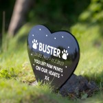 Personalised Pet Plaque Grave Stake Dog Puppy Handmade Keepsake