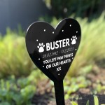 Personalised Pet Plaque Grave Stake Dog Puppy Handmade Keepsake