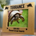 Tortoise Photo Frame Personalised Memorial Gift Tortoise Gifts